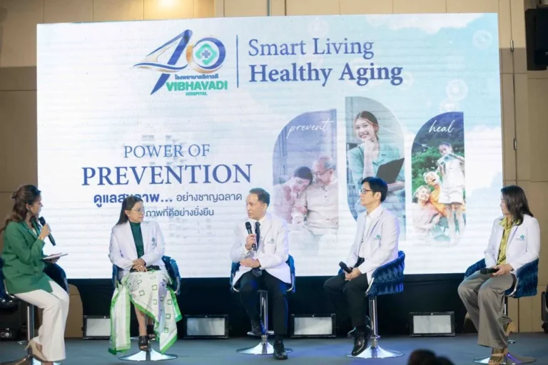 รพ.วิภาวดี ครบรอบ 40 ปี เดินหน้าดูแลสุขภาพทุกวัยด้วย Smart Living